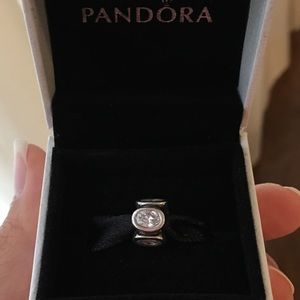 Authentic Retired Pandora Clear Oval Lights 790311